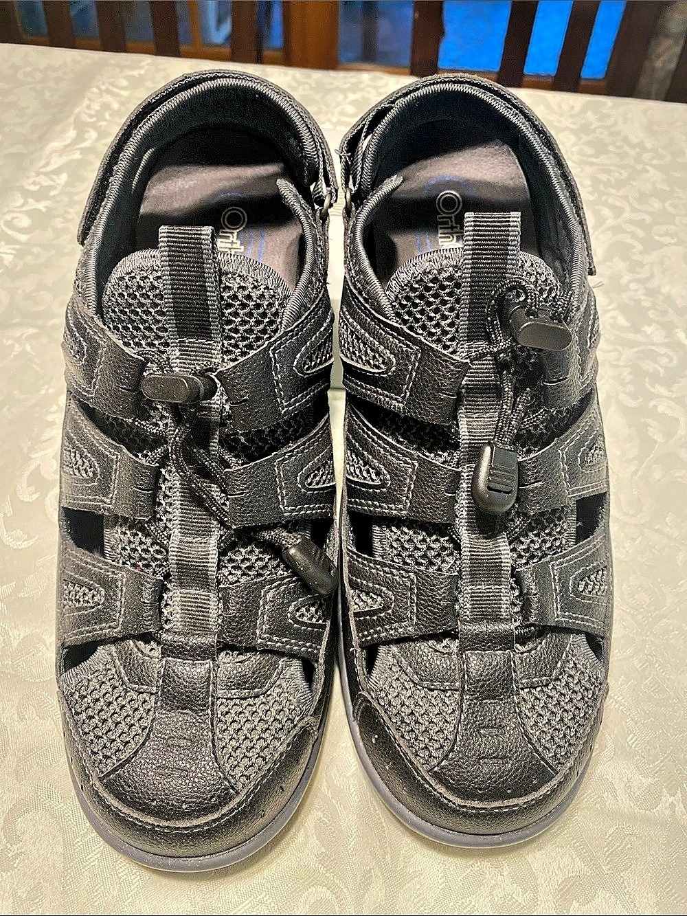 Orthofeet 991 Women's Black Sneakers US 8.5 2E
